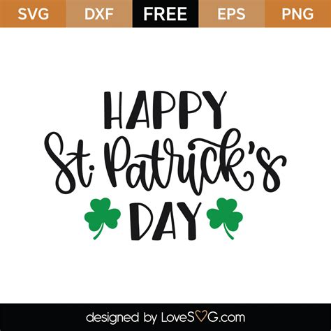 Download Free Blessed And Lucky St. Patrick's Day Cricut SVG